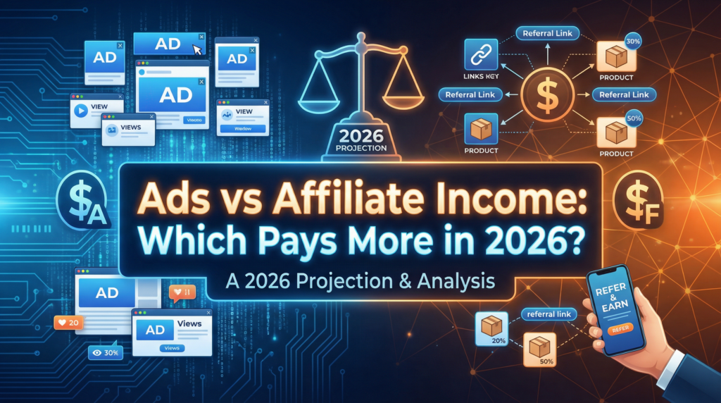 Ads vs Affiliate Income: Which Pays More in 2026?
