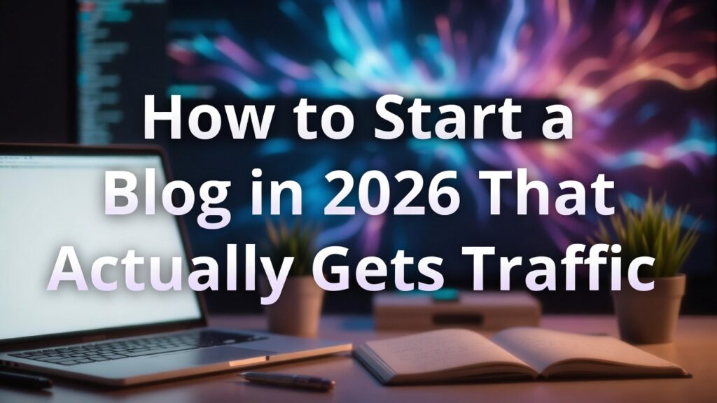 How to Start a Blog in 2026 That Actually Gets Traffic